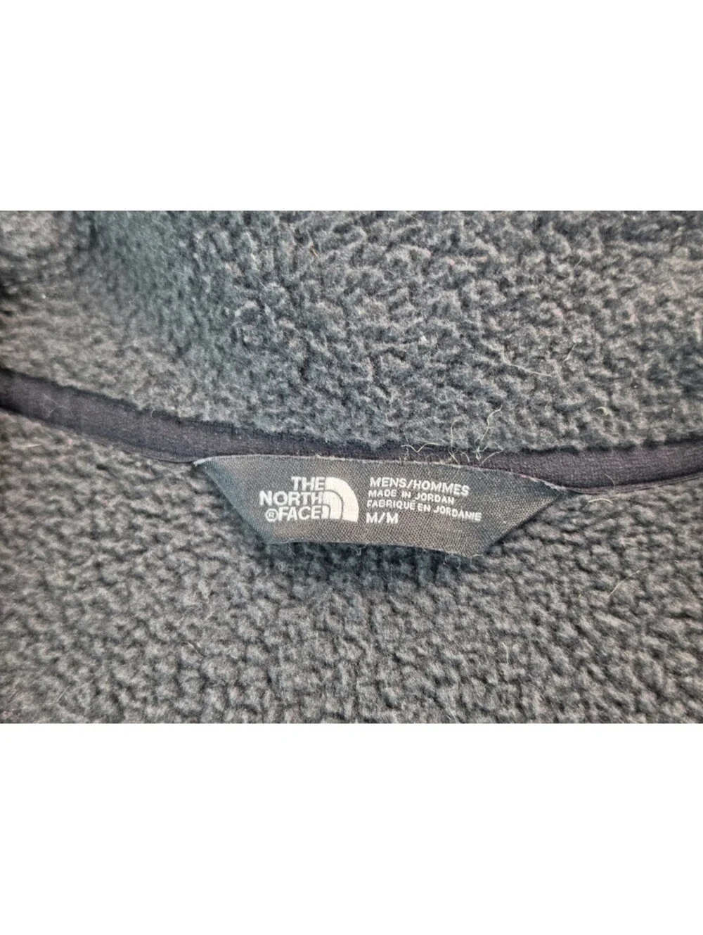 North Face Gordon Lyons Black Fleece 1/2 Zip Pullover Jacket Mens Size Medium M